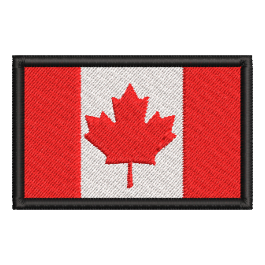 Canada Flag Bordered 8cm (0250) Thumbnail
