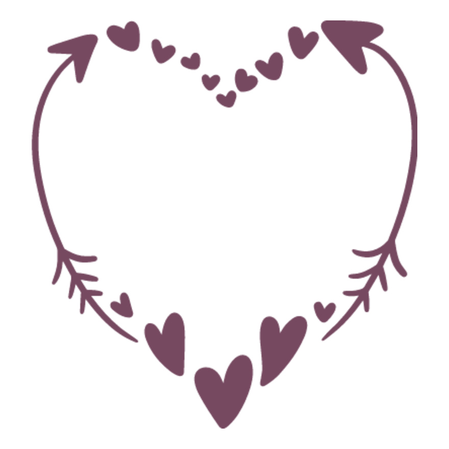 Doodle Arrows Heart (1009) Thumbnail