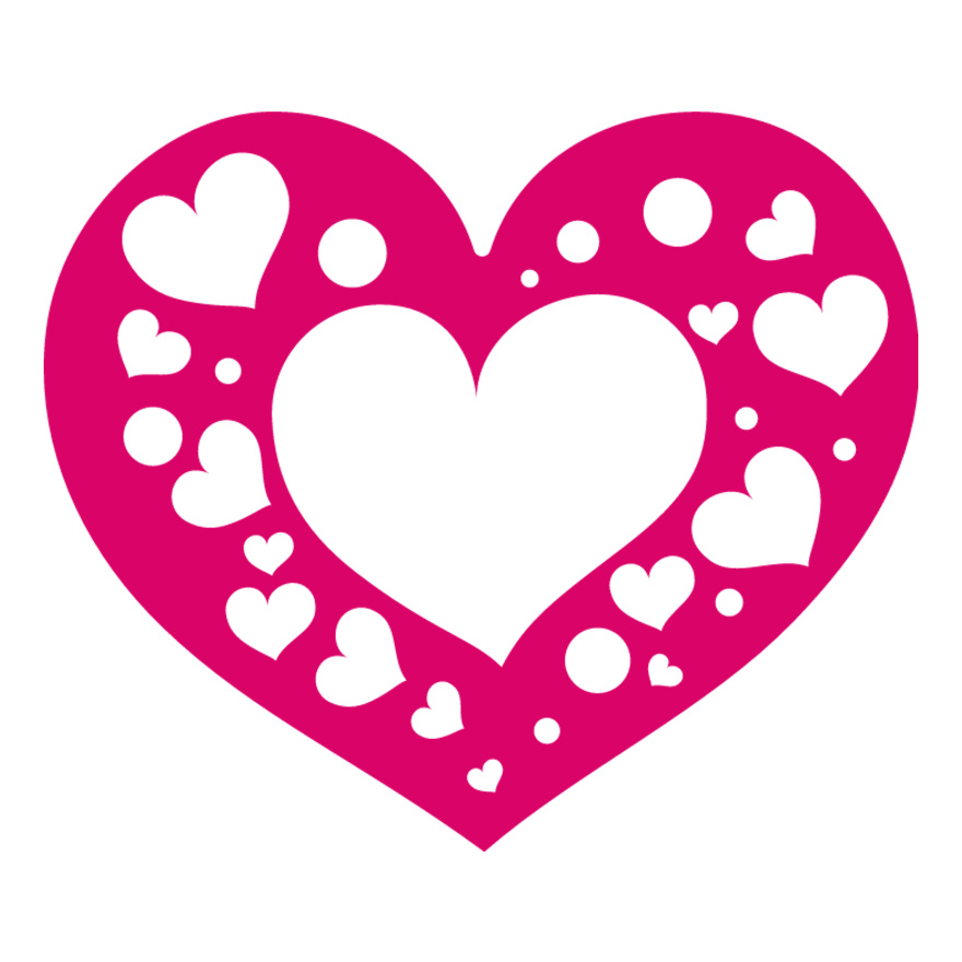 Monogram Heart w/ Hearts (1006) Thumbnail