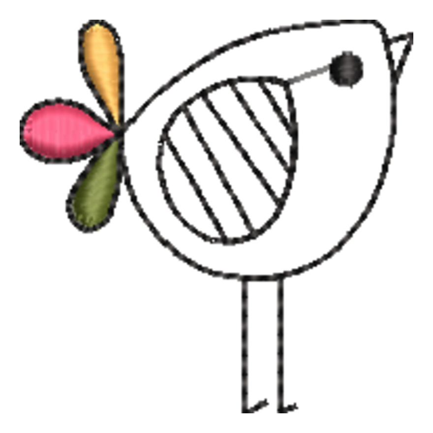 Bird Line Art (0262) Thumbnail