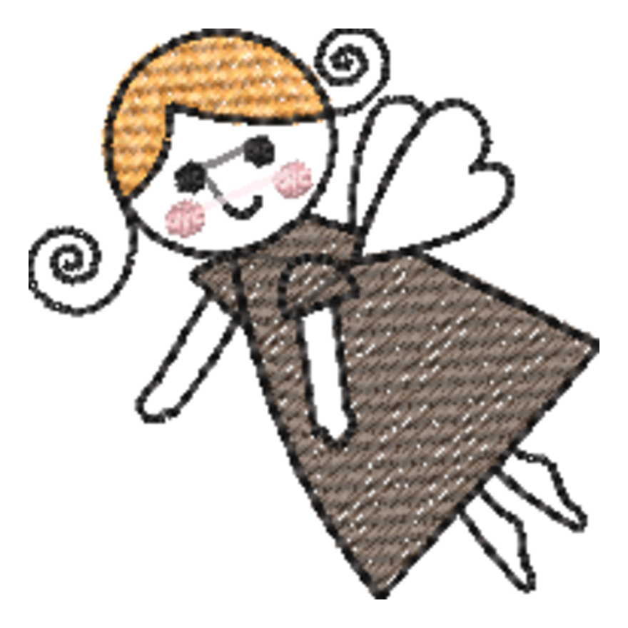 Angel Line Art #2 (0328) Thumbnail