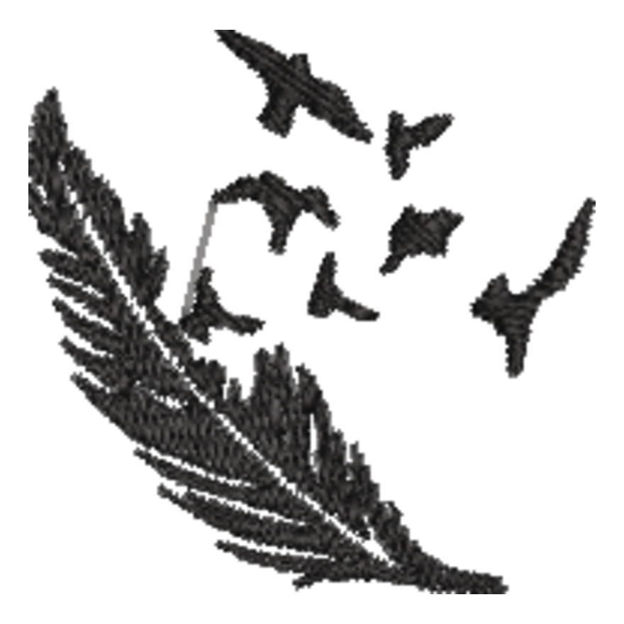 Birds out of Feather Silhouette (0333) Thumbnail