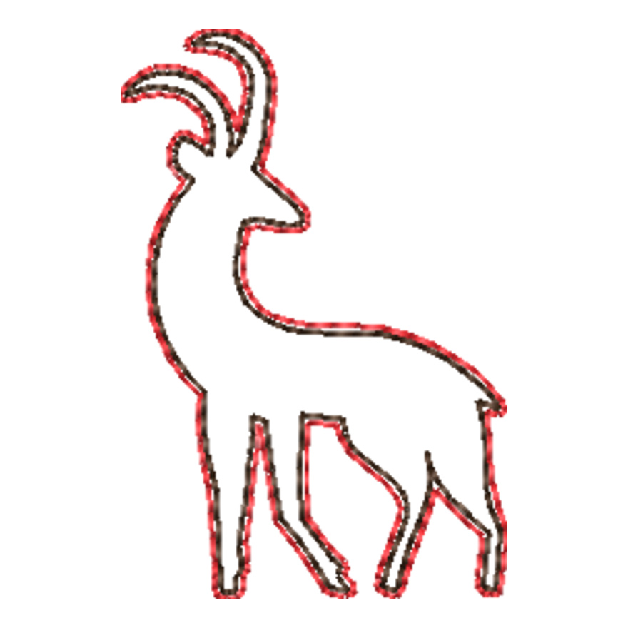 Deer Line Art (0326) Thumbnail