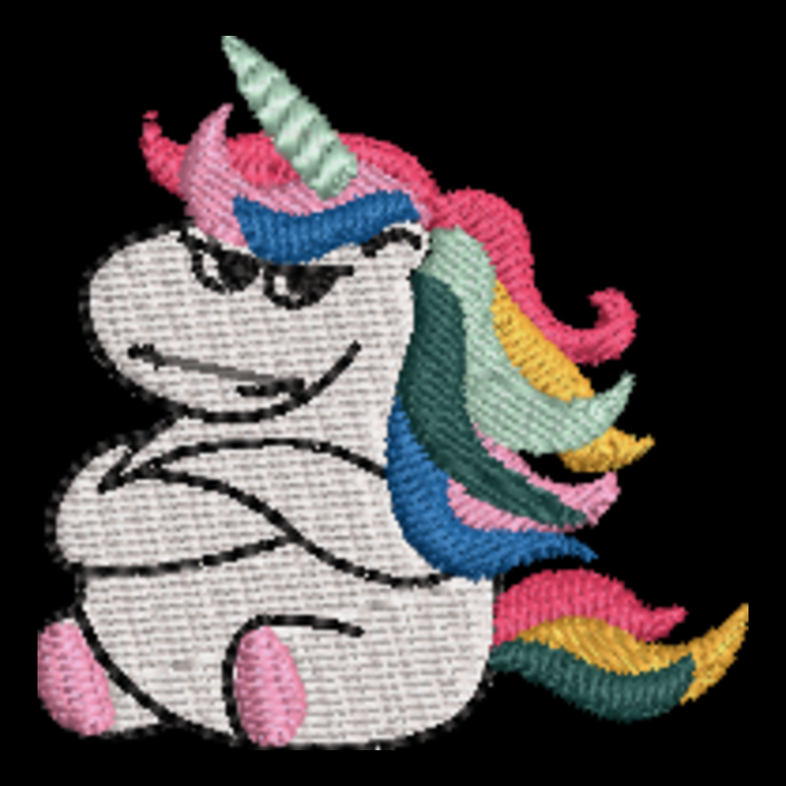 Grumpy Unicorn Patch (0398) Thumbnail