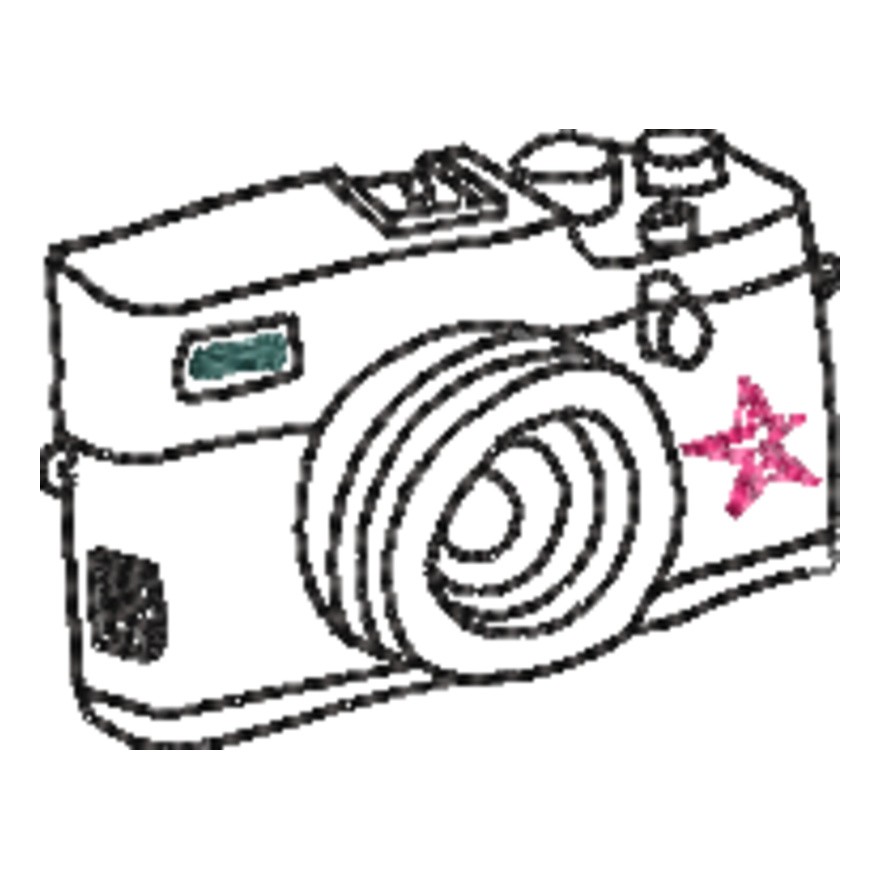 Camera Line Art (0299) Thumbnail