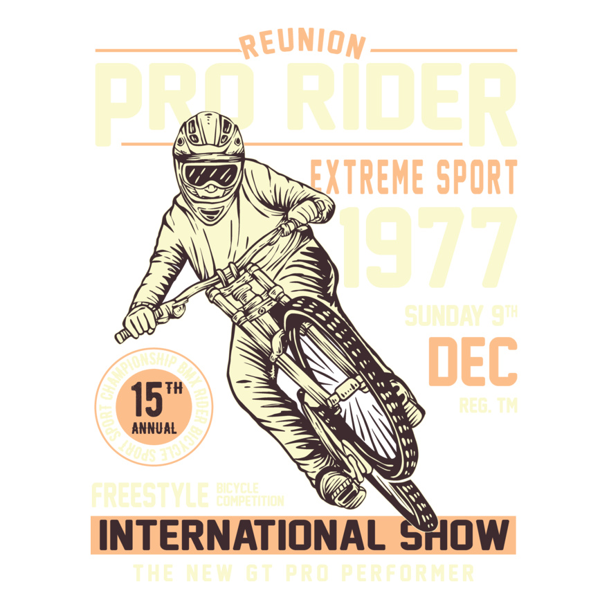Vintage Style Pro Rider (0039) Thumbnail