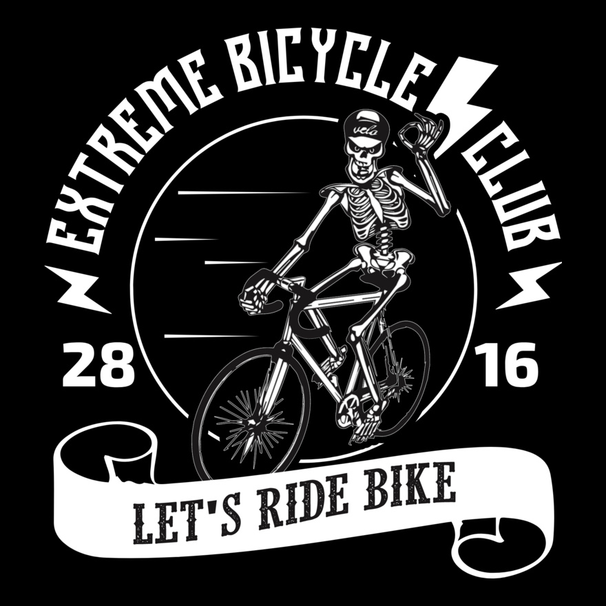 Biking Skeleton (0065) Thumbnail