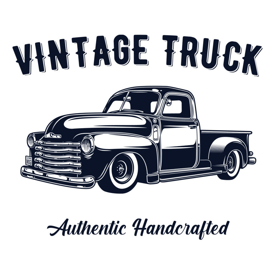 Vintage Truck Retro (0168) Thumbnail