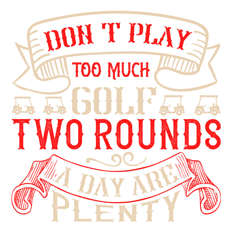 Two Rounds A Day Golf Quote Thumbnail