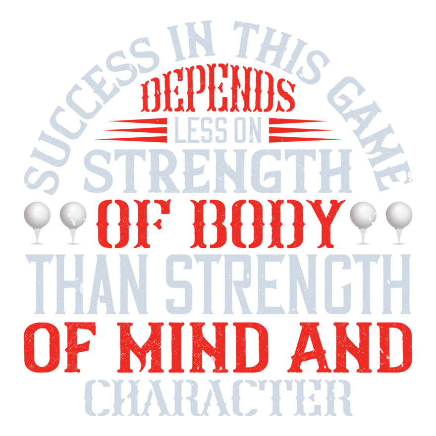Mind Over Body Golf Quote Thumbnail