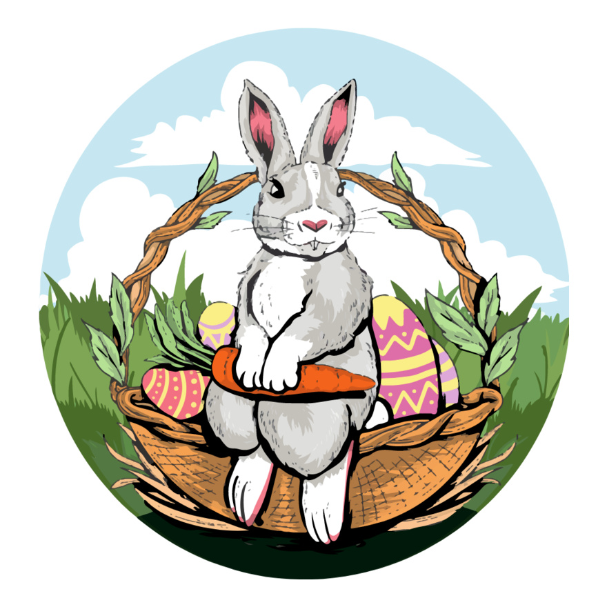 Cottage Style Easter Bunny  Thumbnail