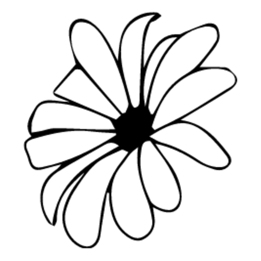 Daisy Line Art Thumbnail
