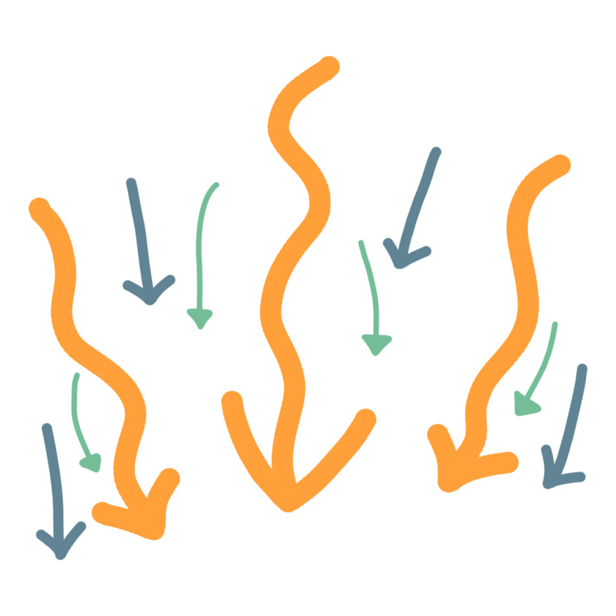 Arrow Doodles Cluster (1054) Thumbnail