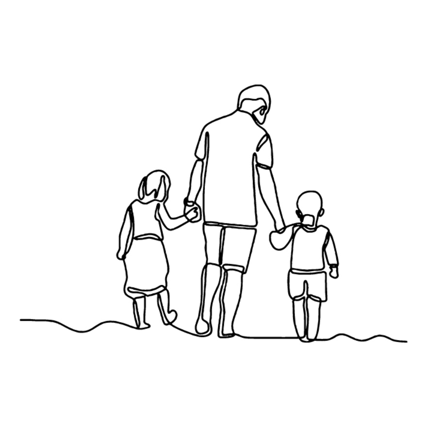Father Line Art Thumbnail