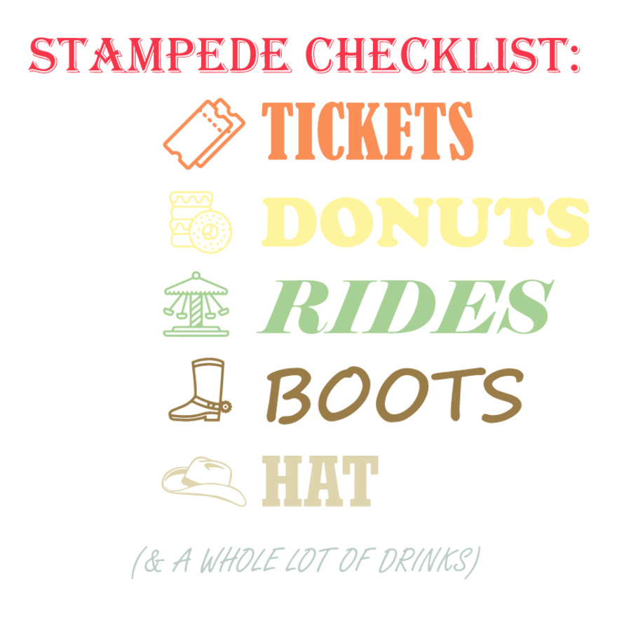 Stampede Checklist (Adults) (1086) Thumbnail