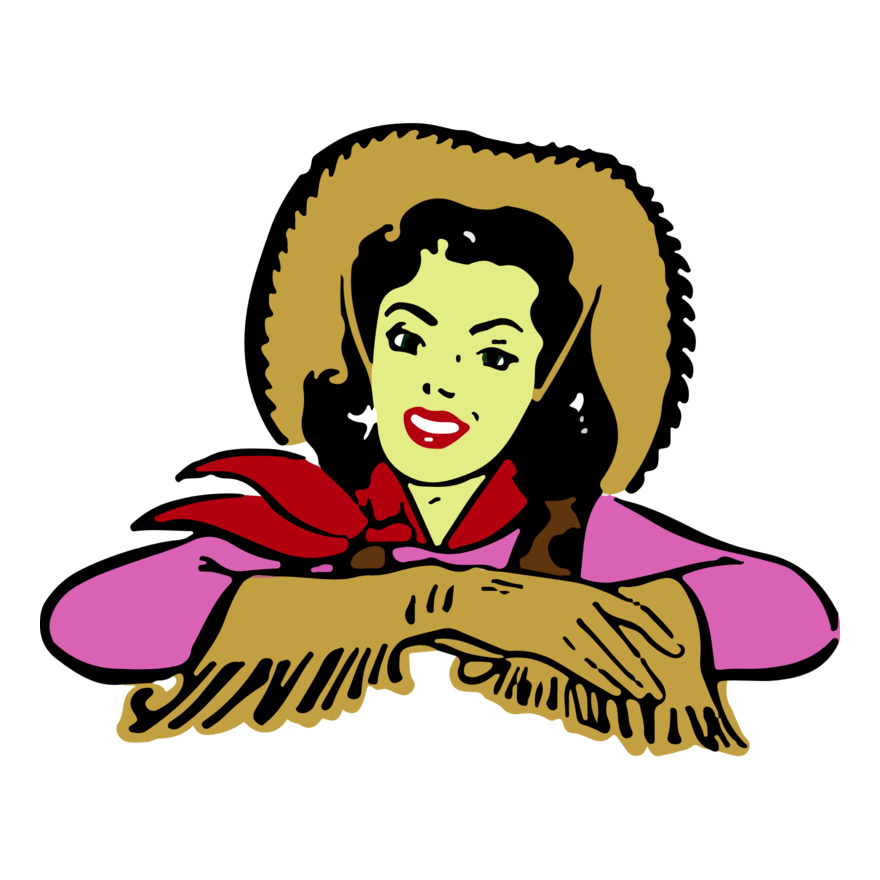 Retro Cowgirl (1074) Thumbnail