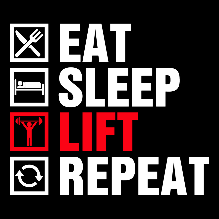 Eat Sleep Lift Repeat Thumbnail