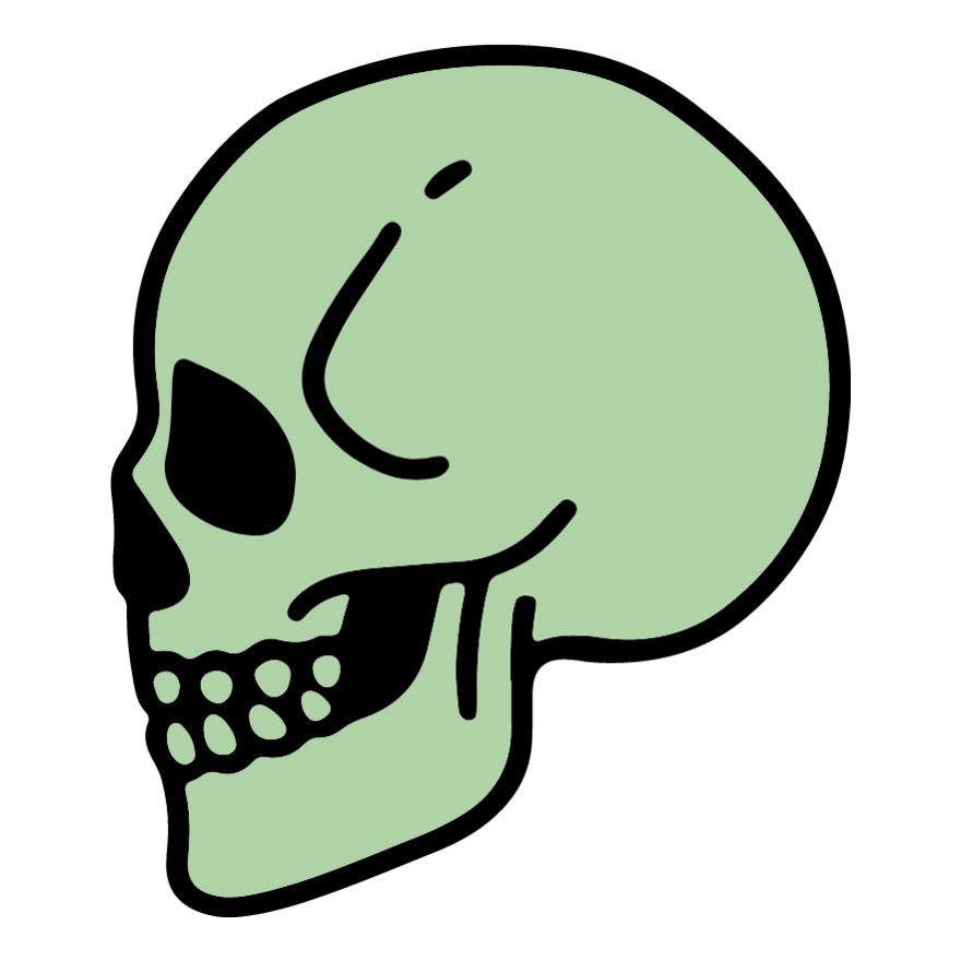 Side Profile Skull Thumbnail