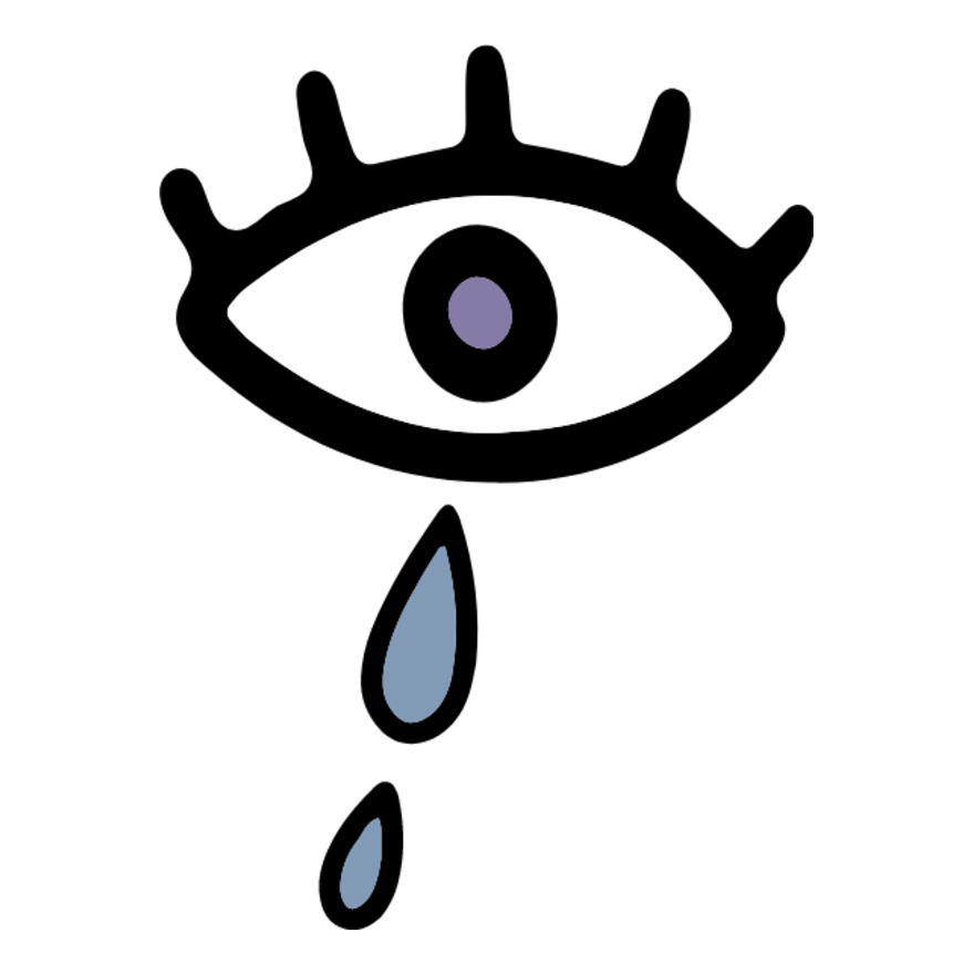 Classic Crying Eye Doodle Thumbnail