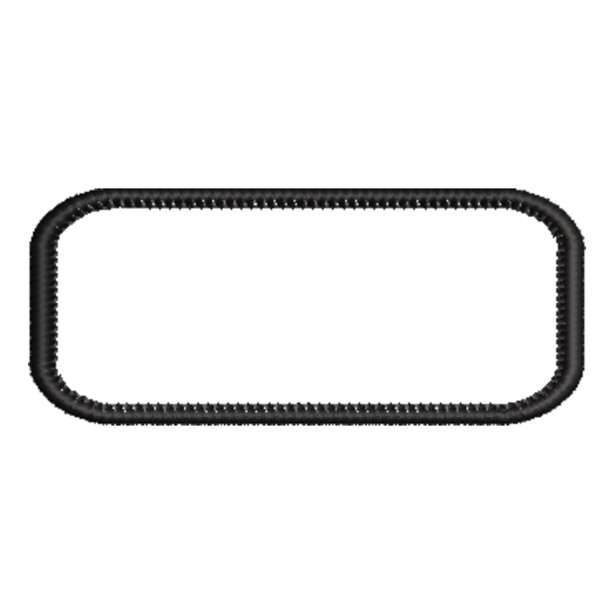 Marrow like patch border 3 5 x 1 5 inches Thumbnail