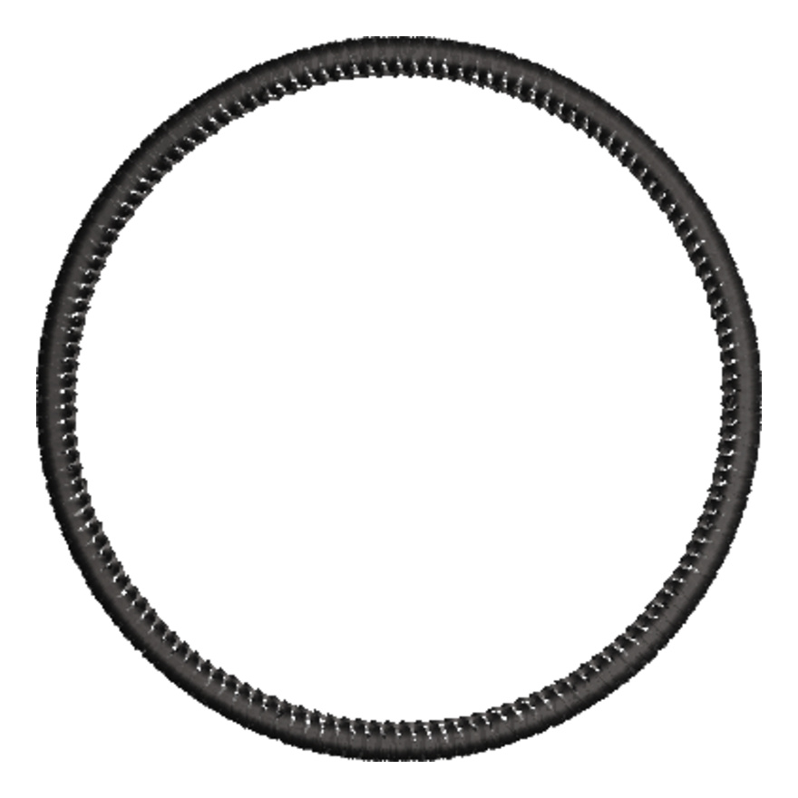 Marrow like patch border 4 inch circle Thumbnail