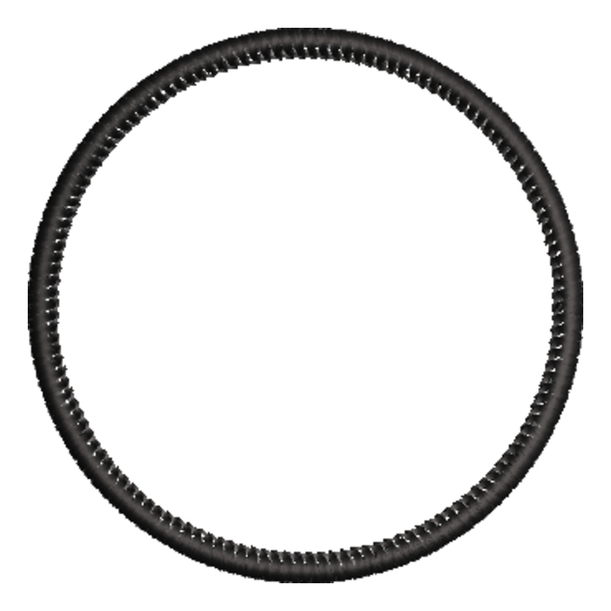 Marrow like patch border 3.5 inch circle Thumbnail