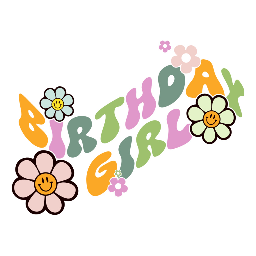 Birthday Girl Groovy Thumbnail